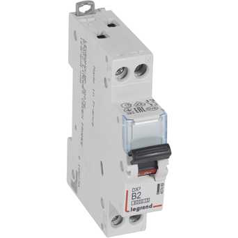 Автоматический выключатель DX3 1п+N В2А 6kA/10кА