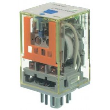 KRB300524LT; Реле промежуточное; 3C, 10A, LED, Тест кнопка, 24B AC