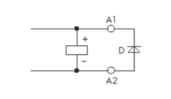 Модуль защиты; диод (+ A1) (6-250ВDC)