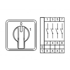 CS015092S; Двухпозиционные Переключатели Вкл-Выкл (0-1); 4 FAZ 16 A 60°