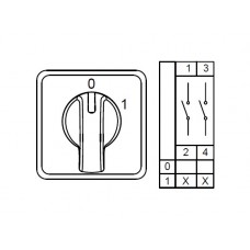 CS015091S; Двухпозиционные Переключатели Вкл-Выкл (0-1); 2 FAZ 16 A 60°
