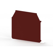 Концевой сегмент на клеммники AVK 25RD, (красный); NPP 25RD