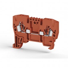 Клеммник пружинный 2,5мм.кв. (красный); YBK2,5