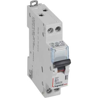 Автоматический выключатель DX3 1п+N В1А 6kA/10кА