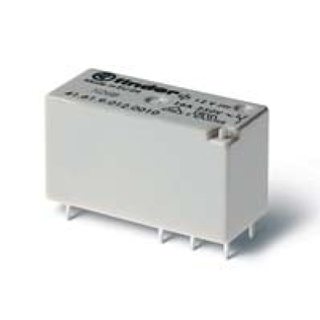 Низкопрофильное миниатюрное электромеханическое реле; 2CO 8A; Контакты AgNi; катушка 24В DС; степень защиты RTII
