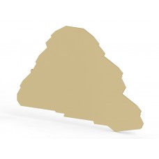 Концевой сегмент на клеммники 3-х ярусные PYK 2,5-3FT (бежевый); NPP PYK2,5-3FT