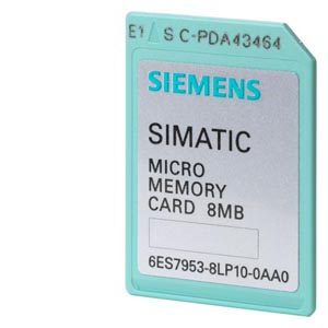 SIMATIC S7, МИКРОКАРТА ПАМЯТИ MMC ДЛЯ S7-300/C7/ET 200, 3.3 В NFLASH, 128 КБАЙТ
