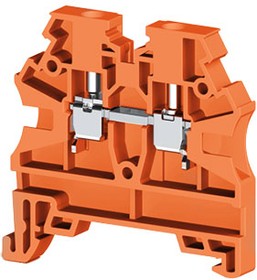 Клеммник на DIN-рейку (Винтовой) 25 мм.кв. (оранжевый);TBL 25