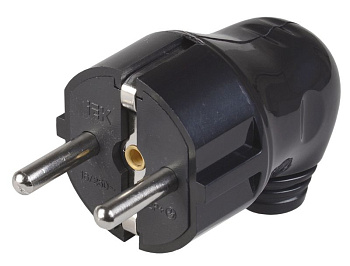 ВПу11-02-Ст Вилка разб. угловая з/к 16А черная IEK ВПу11-02-Ст Вилка разб. угловая з/к 16А черная IEK