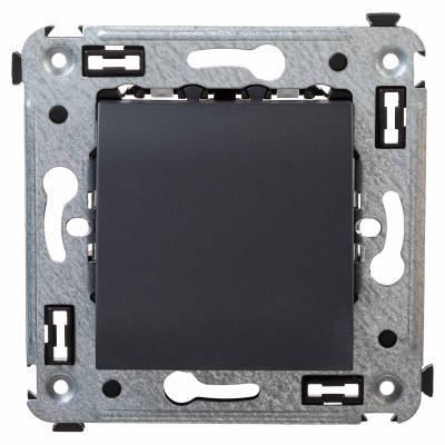 Вывод кабеля из стены "Avanti", "Черный матовый"