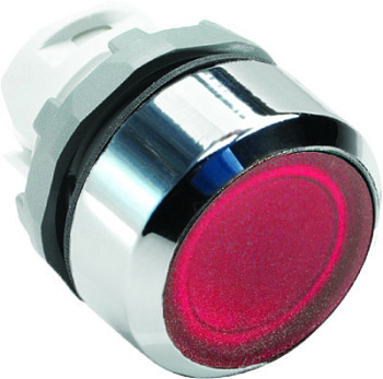 Кнопка MP2-21R красная (только корпус) с фиксацией с подсветкой Кнопка MP2-21R красная (только корпус) с фиксацией с подсветкой