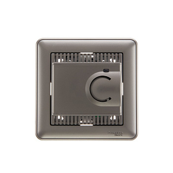 W59 ТЕРМОСТАТ электрон.теплого пола с датчиком,от+5до+50°C,10А, в сборе, ШАМПАНЬ