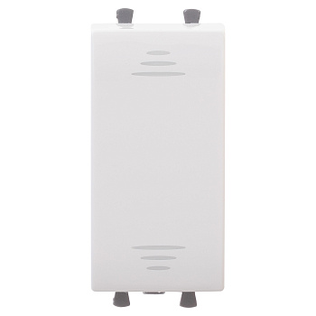 Выключатель модульный, "Avanti", "Белое облако", 1 модуль