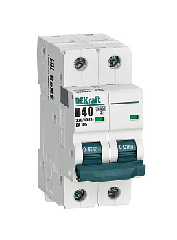 Авт. выкл. 2P 40A х-ка D ВА-105 10кА