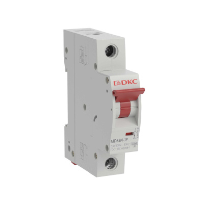 Автоматический выключатель модульный YON max типа MD63N, 6кА, 1 полюс, хар-ка B, 63А