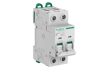 Systeme9 Автоматический выключатель (АВ) B 3A 2P 6kA 400В