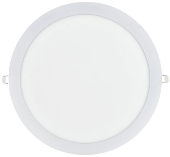 Светильник ДВО 1609 белый, круг LED 24Вт 4000 IP20 IEK