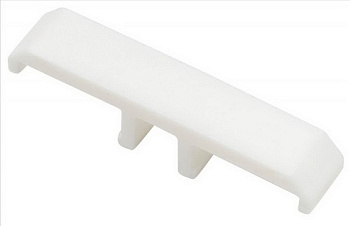 Защитная маркировка (без надписей) на клеммники AVK 2,5-10/ AVK 2,5-4RD, (желтая); IP 2S