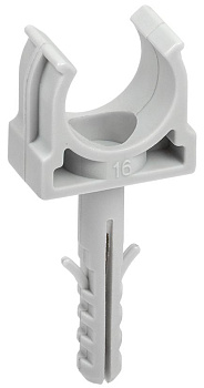 ELASTA Держатель с защелкой и дюбелем CT16 (без винта) IEK