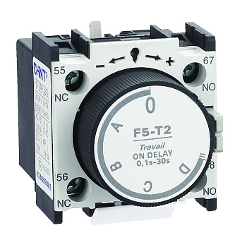 Приставка выдержка времени F5-T2 к контактору NC1, NC2 и NXC (R)(CHINT)