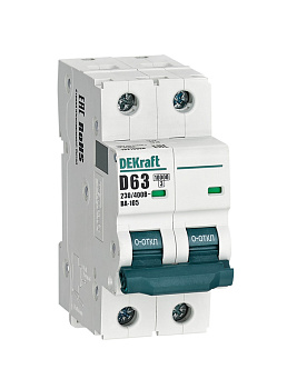 Авт. выкл. 2P 63A х-ка D ВА-105 10кА