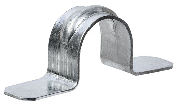 ELASTA Скоба метал. двухлап. для монт. пистол. d=21-22мм IEK