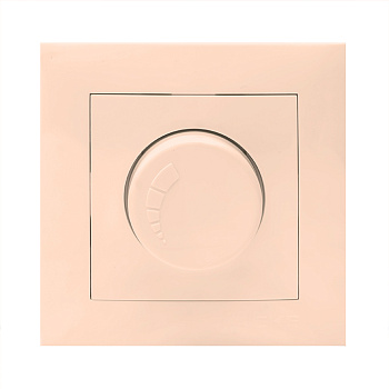 Валенсия светорегулятор 600W 220В кремовый EKF PROxima