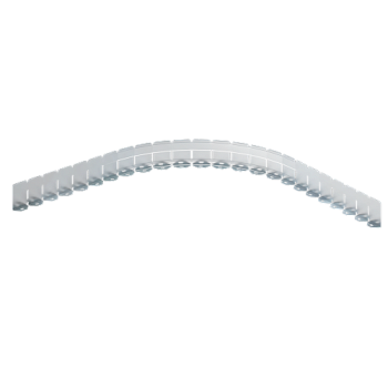 Перегородка SEP для угла CPO H50, в комплекте с крепежными элементами и необходимыми для монтажа