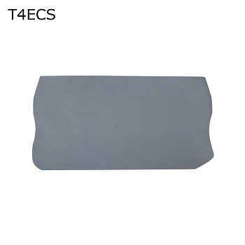 Крышка торцевая для 2-контактной пружинной клеммы 4 мм2, серая