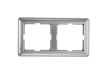 W59 2-постовая РАМКА, МАТОВЫЙ ХРОМ