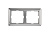 W59 2-постовая РАМКА, МАТОВЫЙ ХРОМ