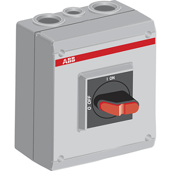 Рубильник в боксе OTP32B3M до 32A 3х-полюсный, резьба 4хМ25+2хМ1 6