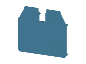 Концевой сегмент на клеммники  AVK 16RD, (синий); NPP 16RD