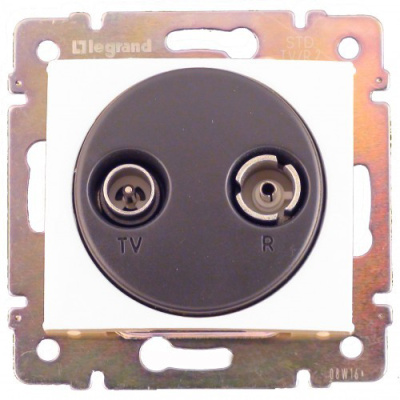 Розетка TV-FM Legrand Valena звезда 1,5Дб (белая)    774432