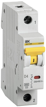 Выкл. авт. ВА47-60M 1Р 4А 6кА D IEK