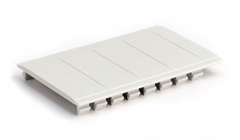 Заглушка на 4мод.RAL7035 для настенных щитков IP40 и IP65