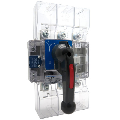 Выключатель-разъединитель NH40-40/4 ,4P ,40А, стандартная рукоятка управления (CHINT)