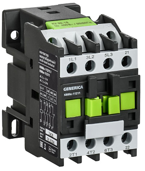 Контактор КМИе-11211 12А 400В/АС3 1НЗ IEK