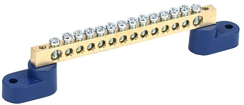 Шина N ноль на двух угловых изоляторах ШНИ-6х9-14-У2-С (YNN10-69-14C2-K07)