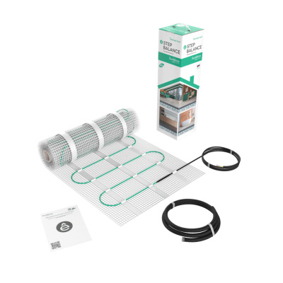 STEP BALANCE Мат нагревательный (теплый пол) SBM150025, 150 Вт/м2, 375 Вт, 2,5 м2