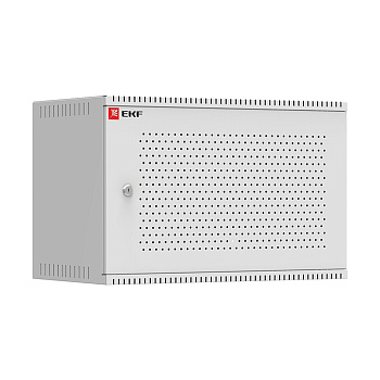 Шкаф телекоммуникационный настенный 6U (600х350) дверь перфорированная, Astra серия EKF PROxima