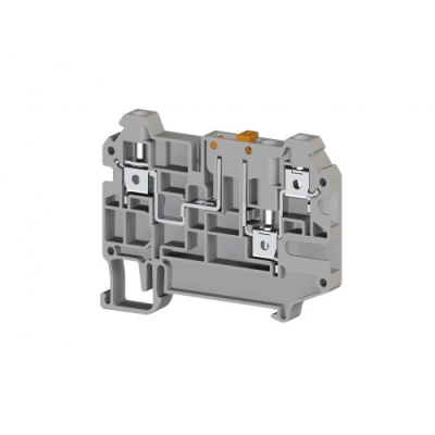 Клеммник 3-х выводной, 4 мм.кв., (серый); AVK 4CEA