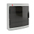 Щиток настен. с дверцей 36(2х18) мод., IP 65, серый