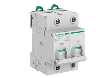 Systeme9 Автоматический выключатель (АВ) 27мм B 125A 2P 10 kA 400В