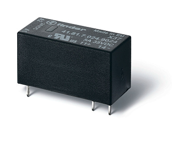 Низкопрофильное миниатюрное твердотельное реле; выход 5A(24В DC);вход 24В DС; влагозащита RTIII