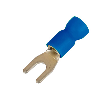 Наконечник вилочный с изолир.фланцем ПВХ, легкий ввод жилы, 1,5-2,5 кв.мм М4 (д.4,3 мм) (НВИ) Наконечник вилочный с изолир.фланцем ПВХ, легкий ввод жилы, 1,5-2,5 кв.мм М4 (д.4,3 мм) (НВИ)