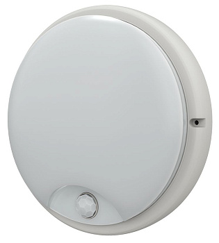 Светильник LED ДПО 4100Д 12Вт IP54 4000K круг бел. ИК ДД IEK