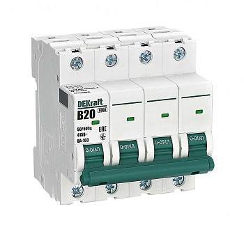 Авт. выкл. 4Р 20А х-ка B ВА-103 6кА