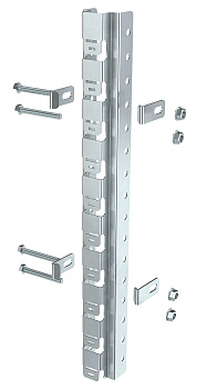 Крепление к сетке безвинтовое для 2-консолей HDZ IEK