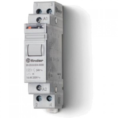 Модульное электромеханическое шаговое реле; 1NC+1NO 16А, 2 состояния; контакты AgNi; питание 48В АC; ширина 17.5мм; степень защиты IP20